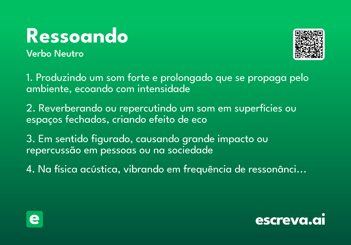 ressoando