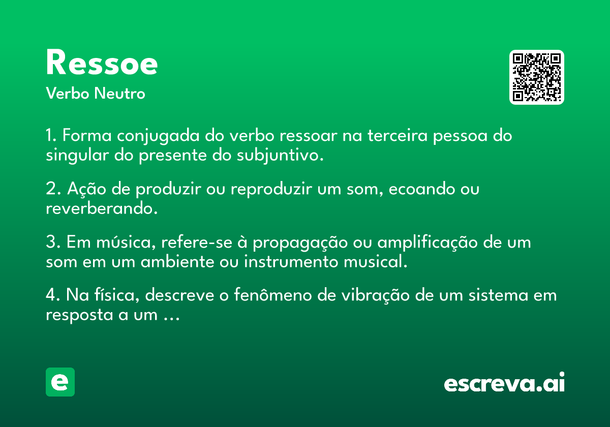 ressoe