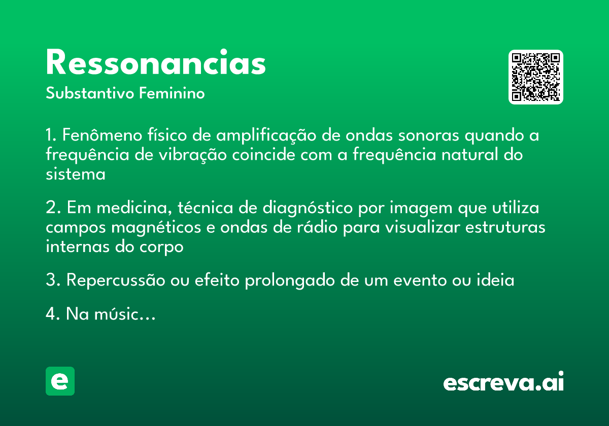 ressonancias