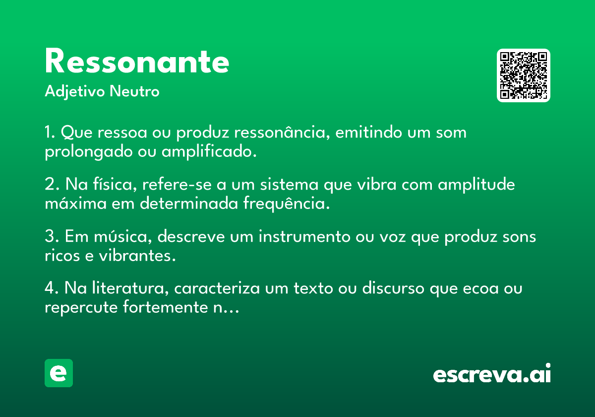 ressonante
