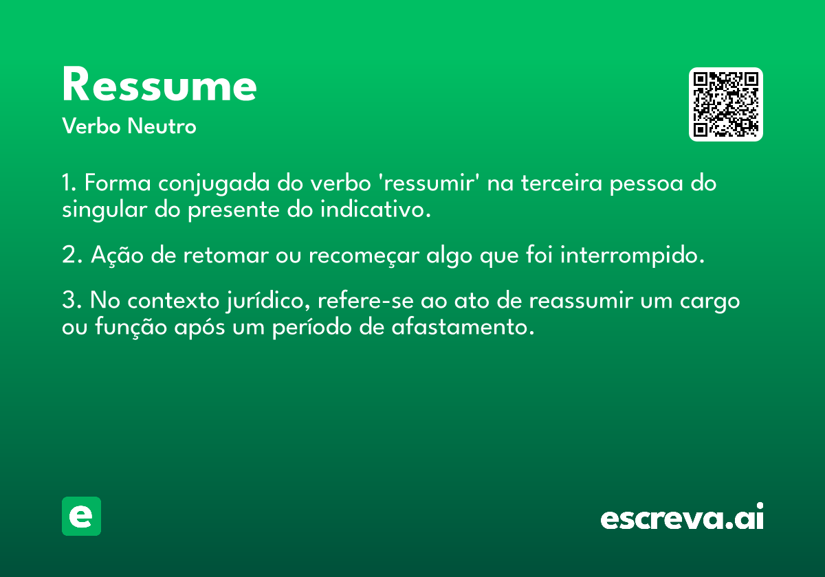 ressume