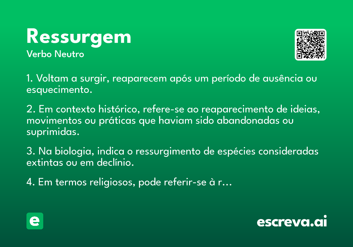 ressurgem