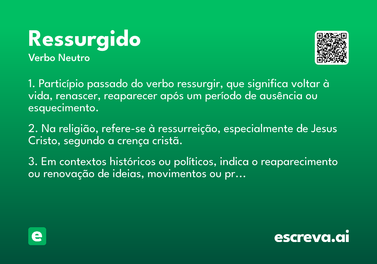 ressurgido