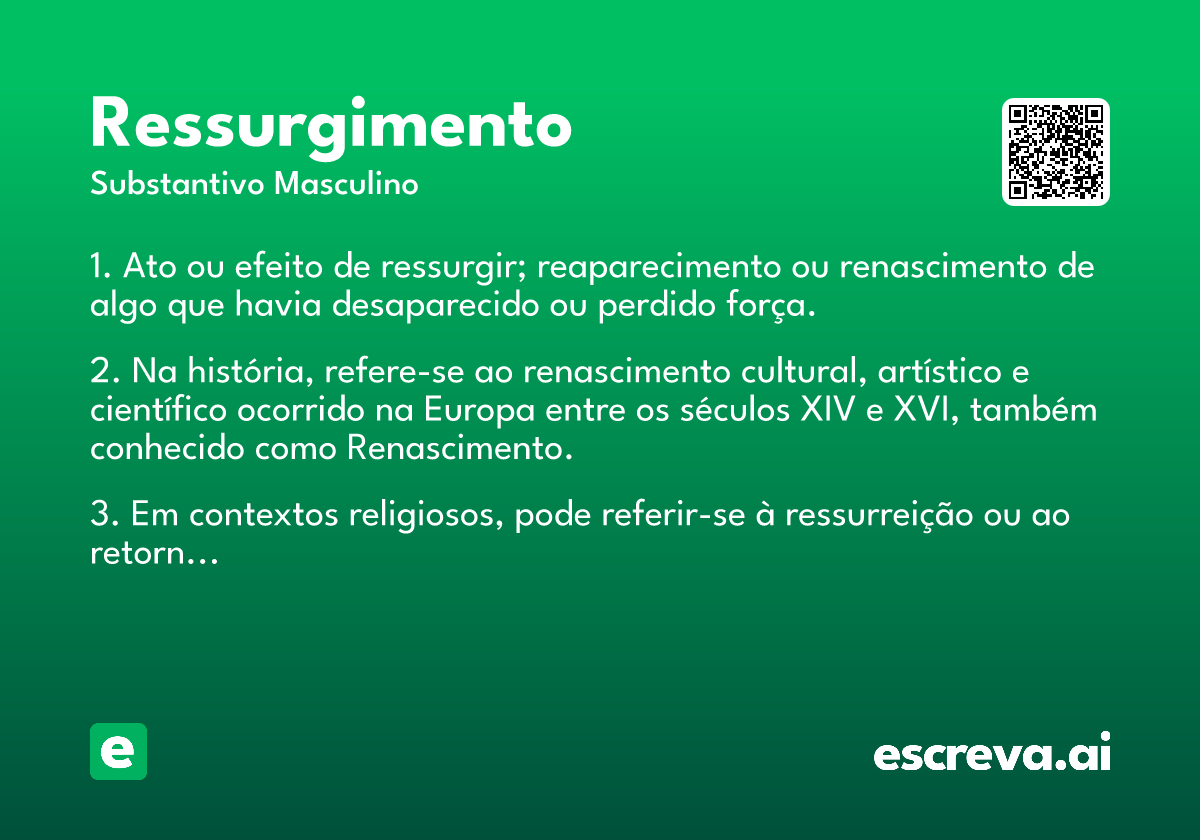 ressurgimento