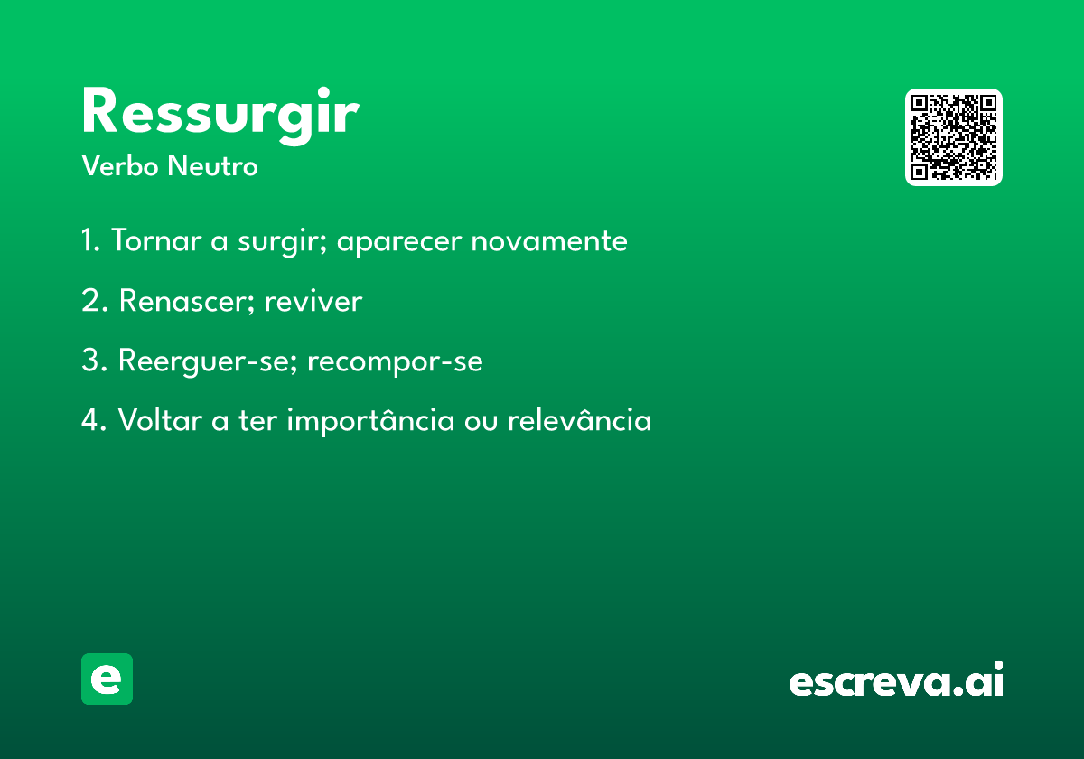 ressurgir