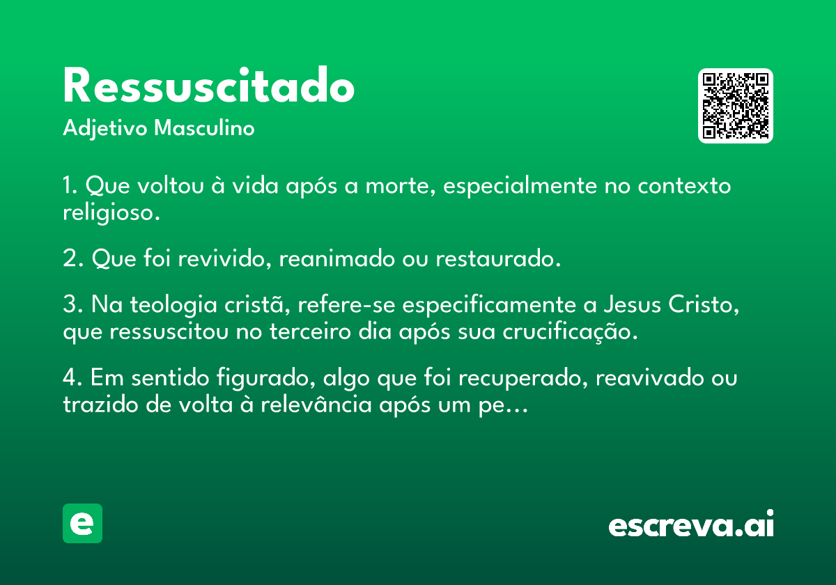 ressuscitado