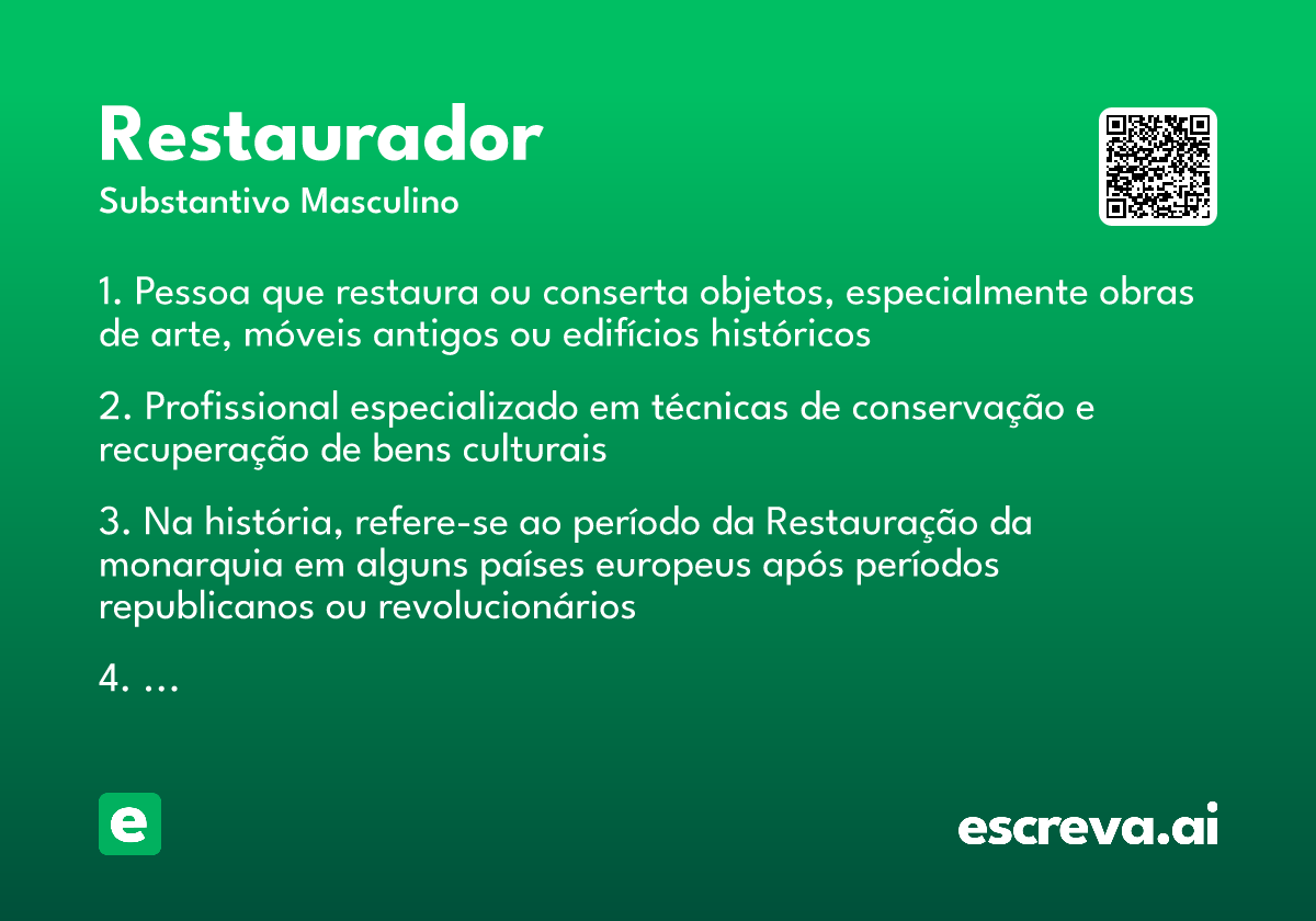 restaurador