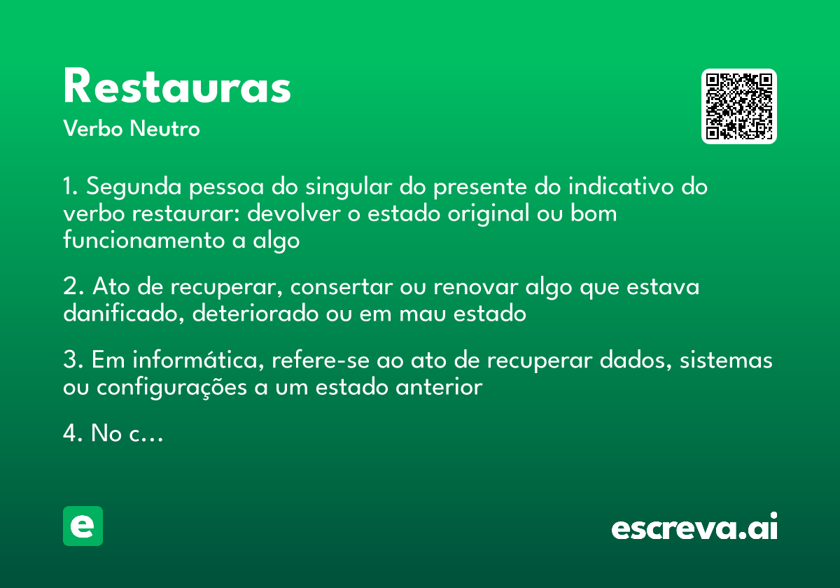 restauras