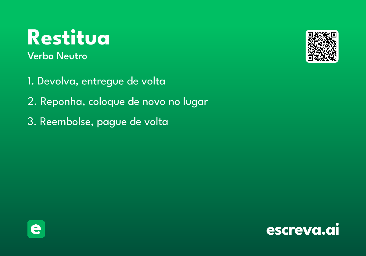 restitua