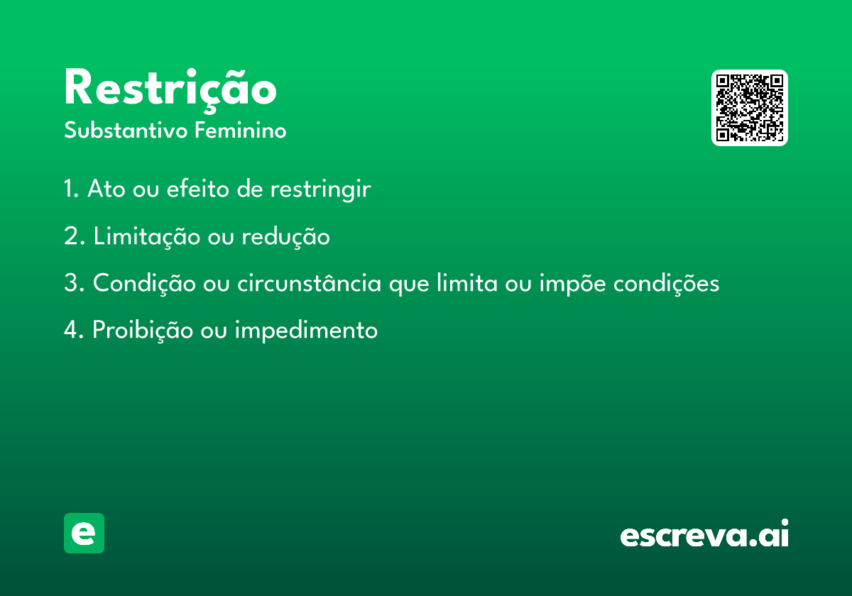 restrição