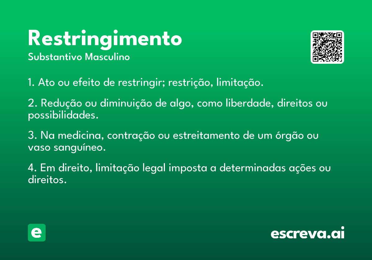 restringimento