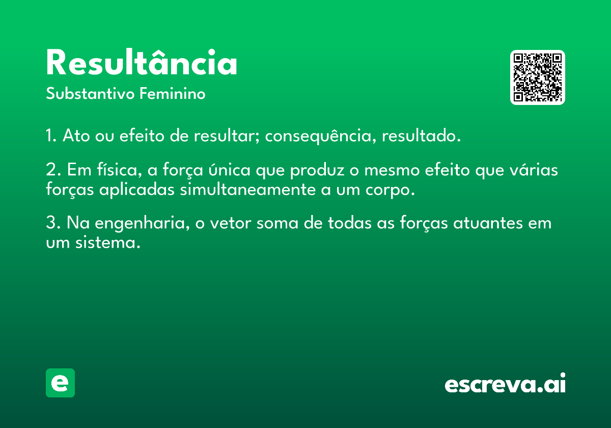 resultância