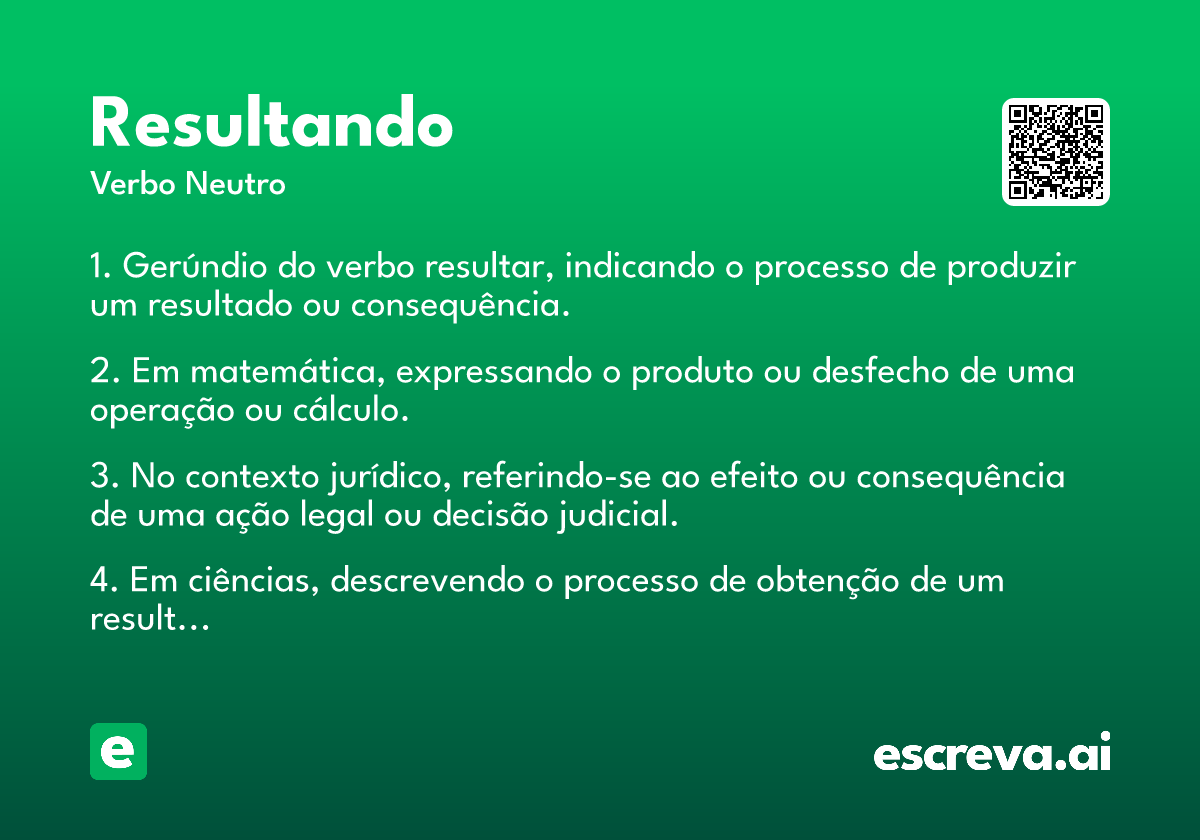 resultando