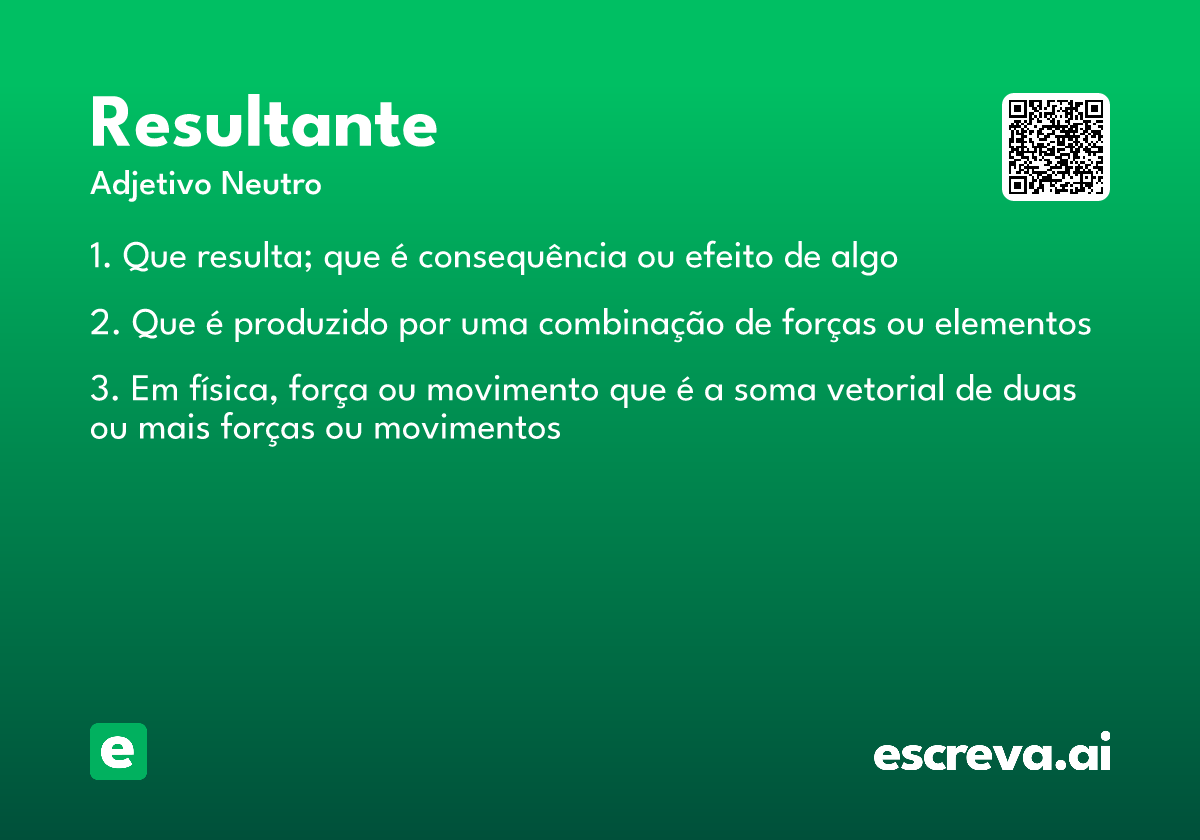 resultante