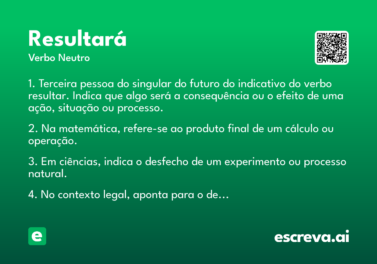 resultará