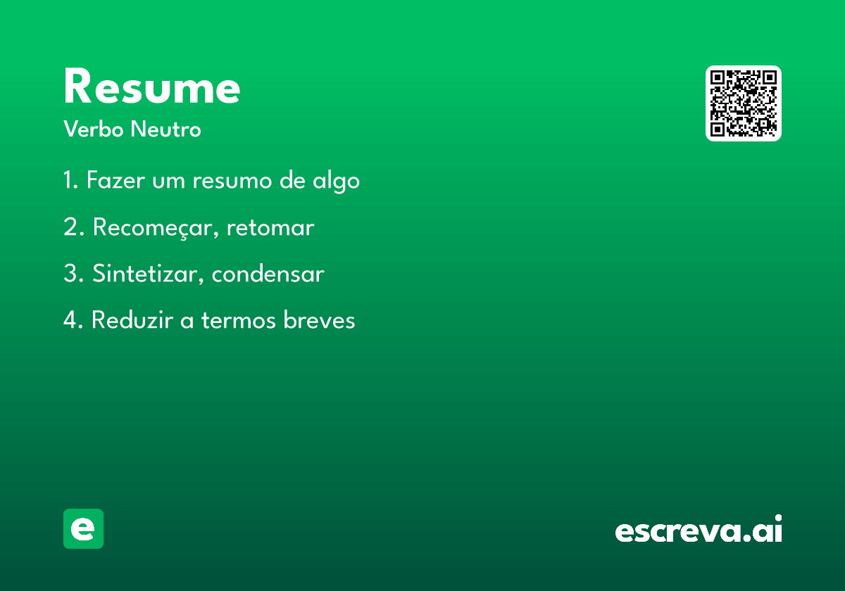 resume