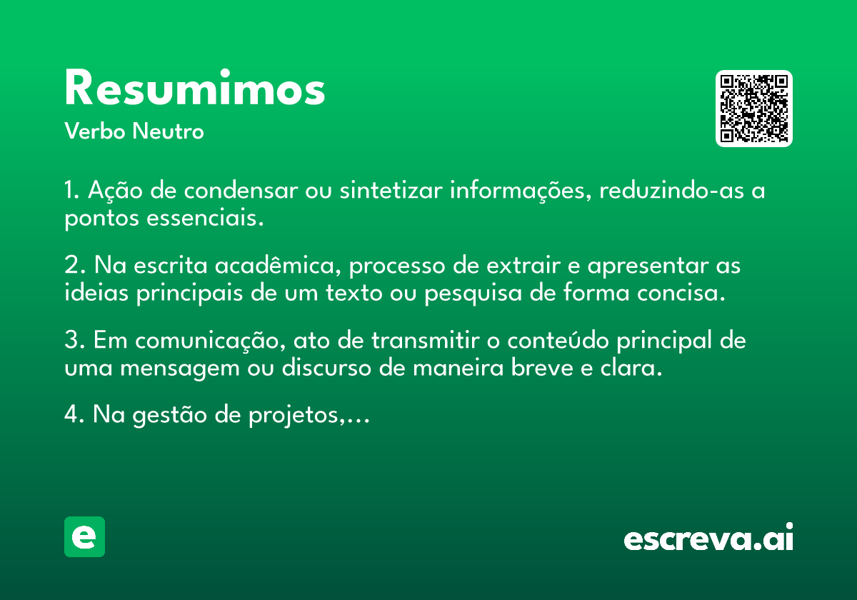 resumimos