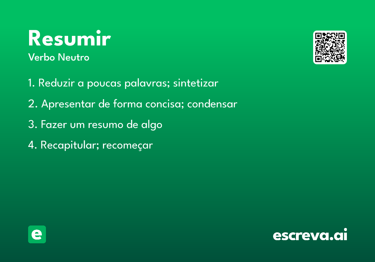 resumir
