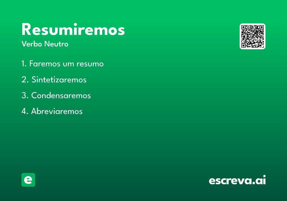 resumiremos