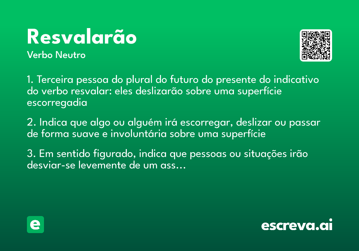 resvalarão