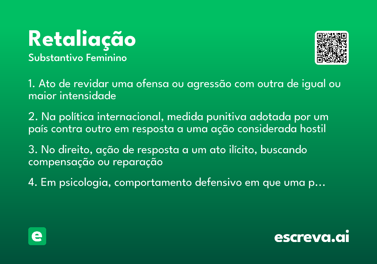 retaliação