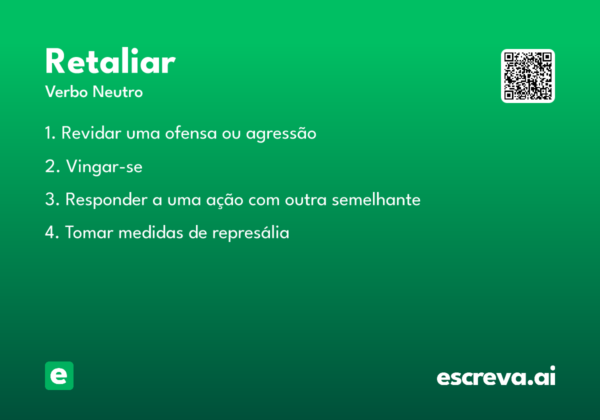 retaliar