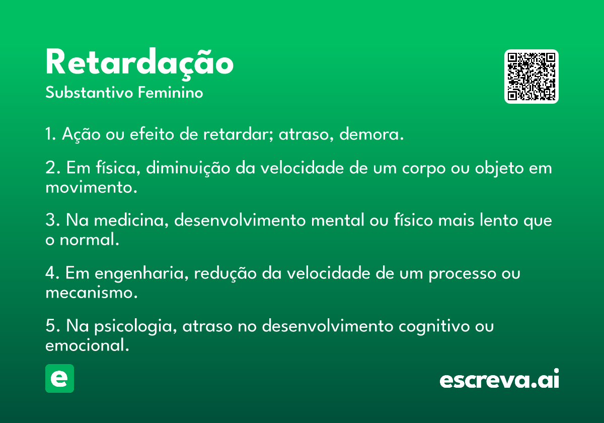 retardação