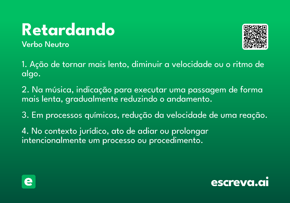 retardando