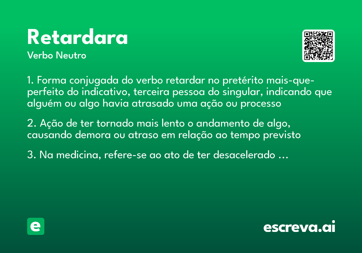 retardara