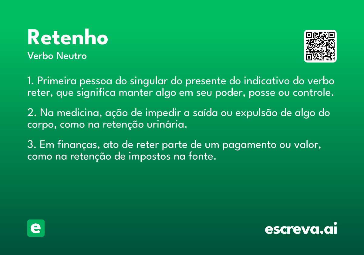 retenho