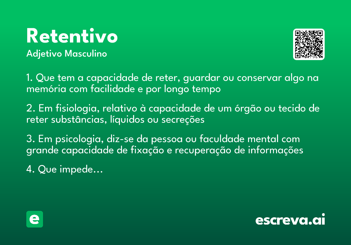 retentivo
