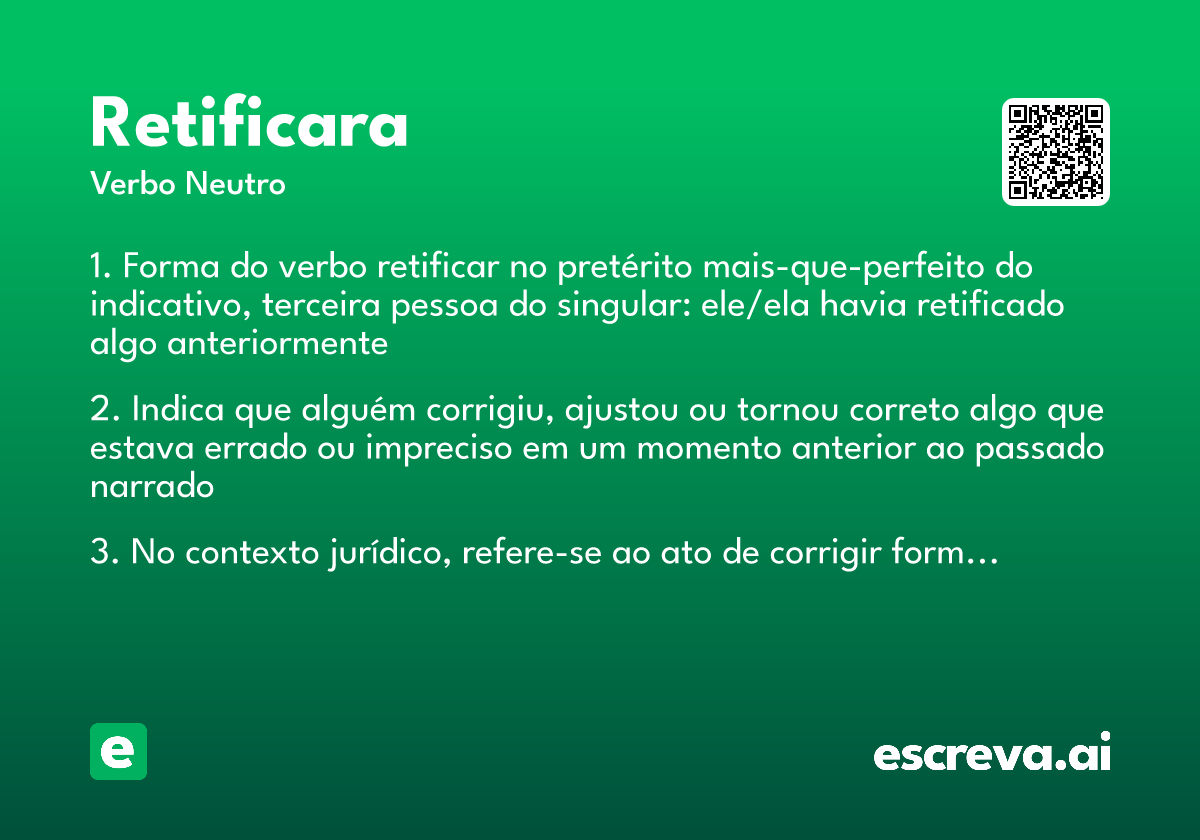 retificara