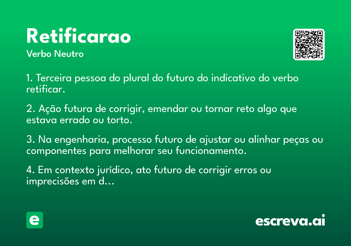 retificarao