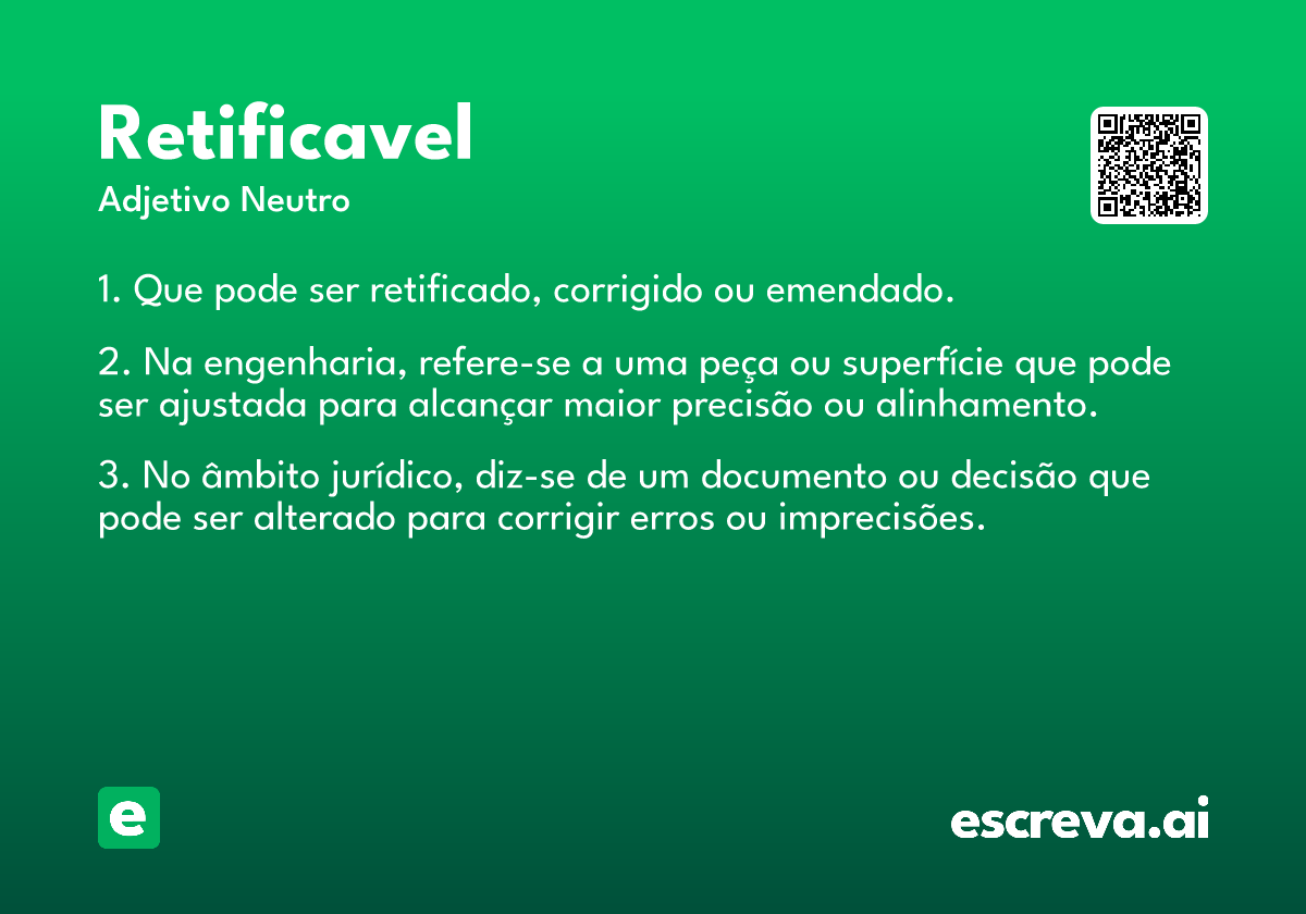 retificavel
