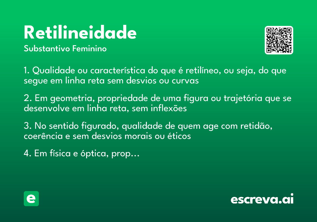 retilineidade