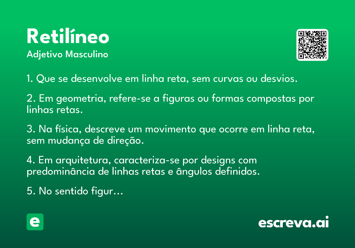 retilíneo