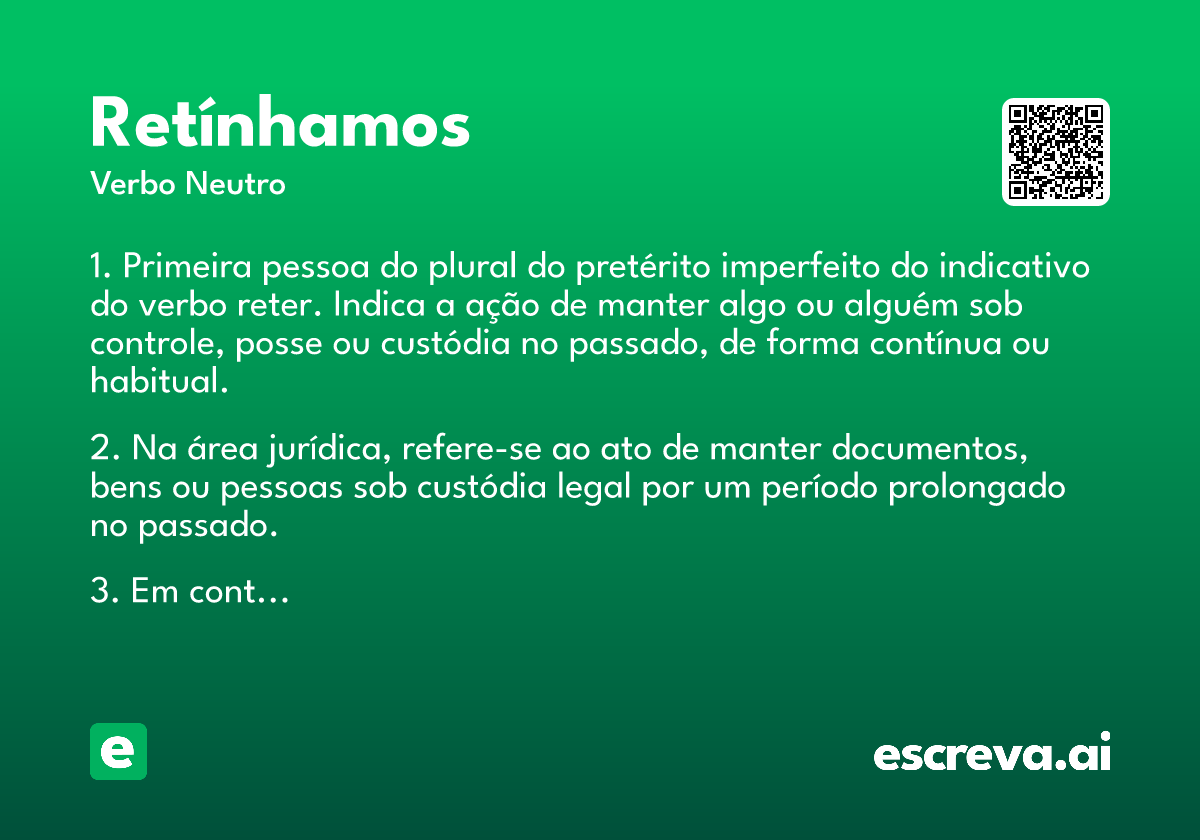 retínhamos