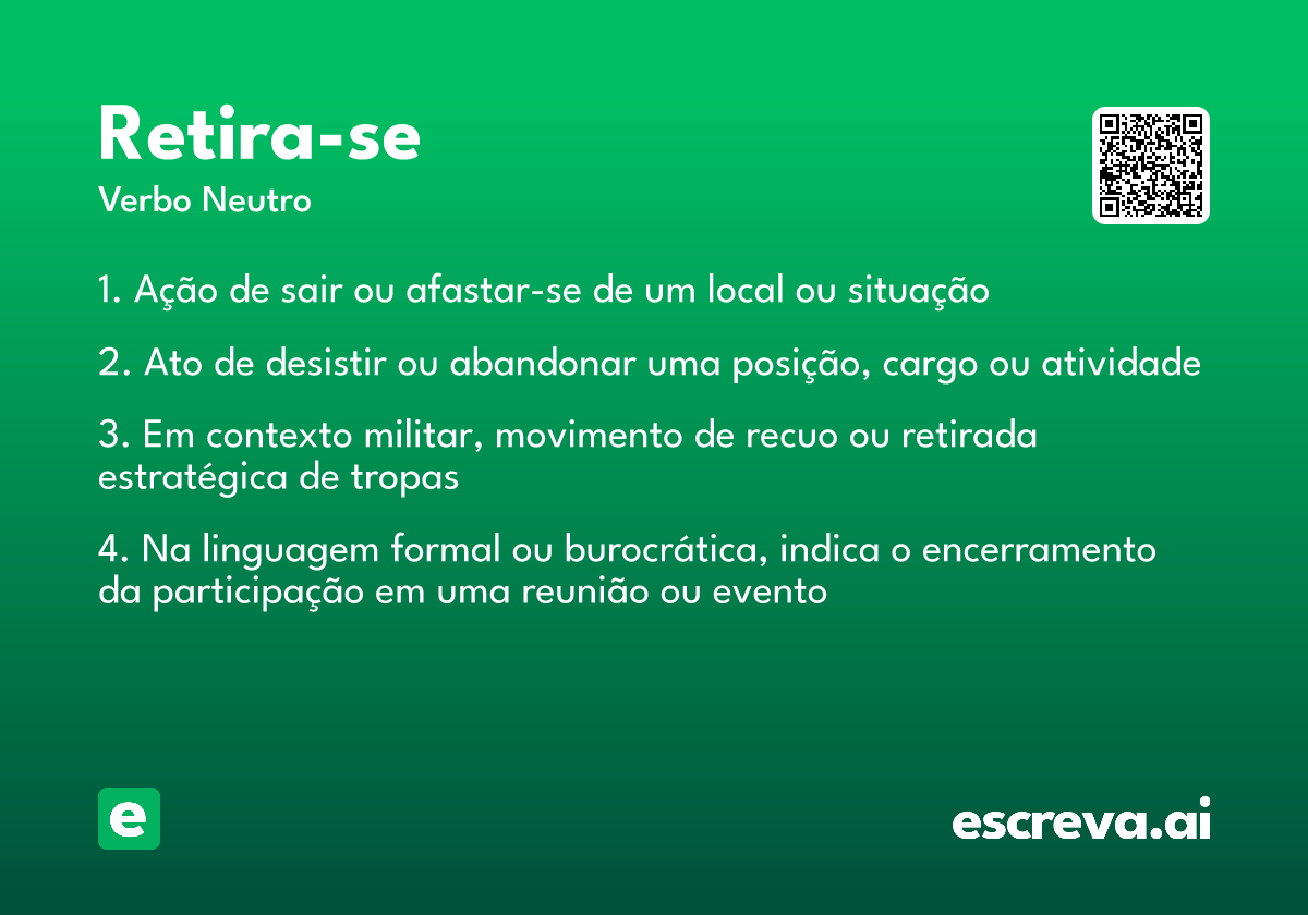 retira-se