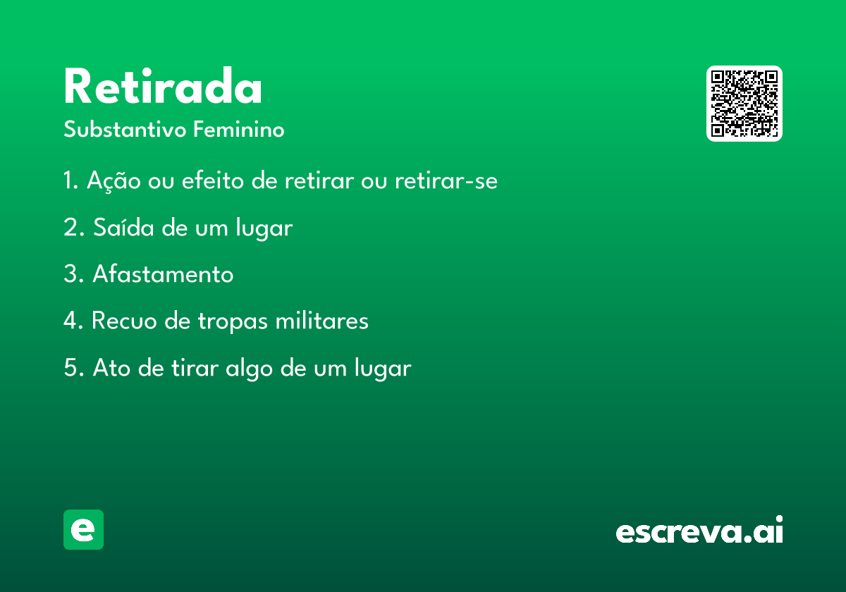 retirada