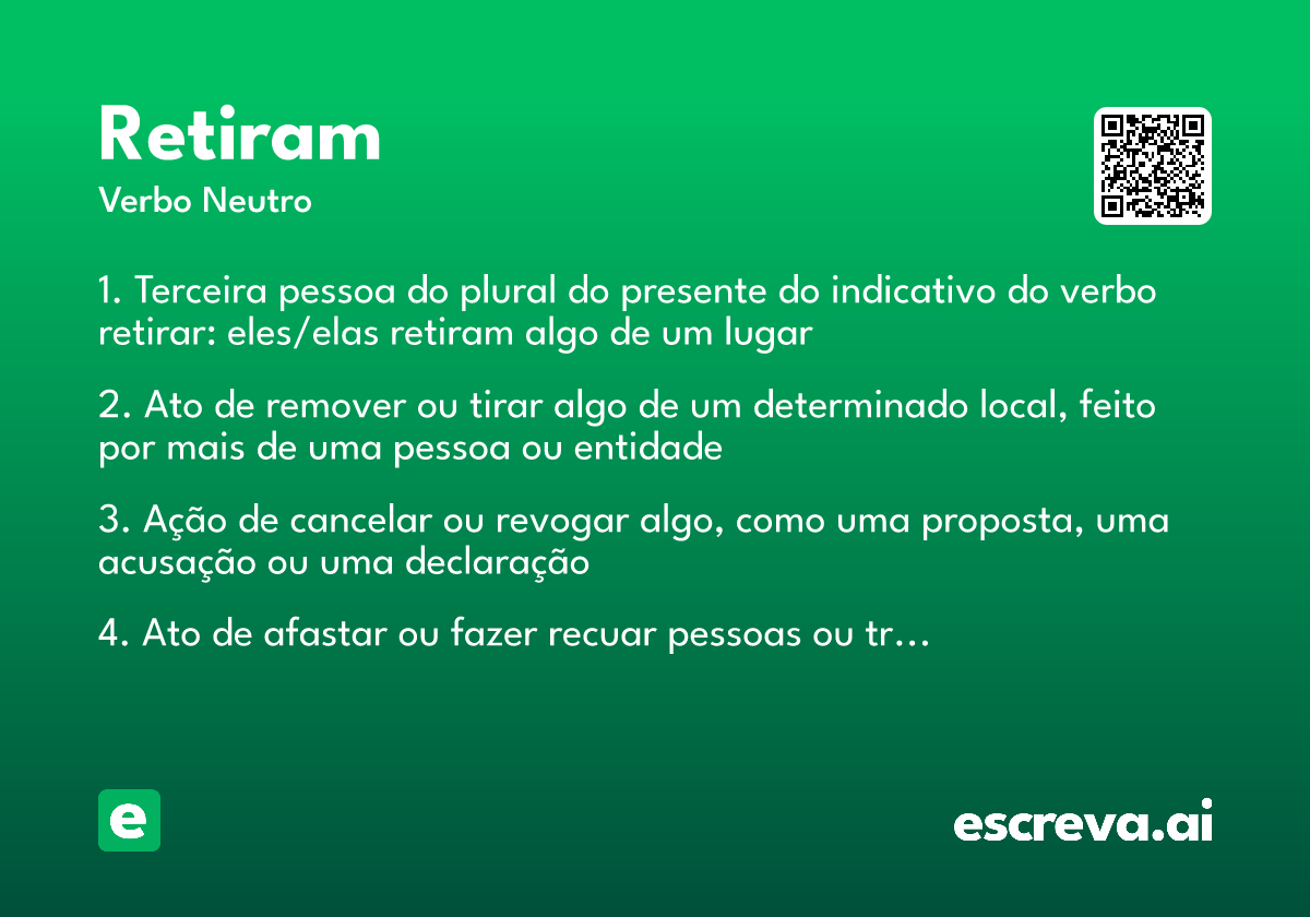 retiram