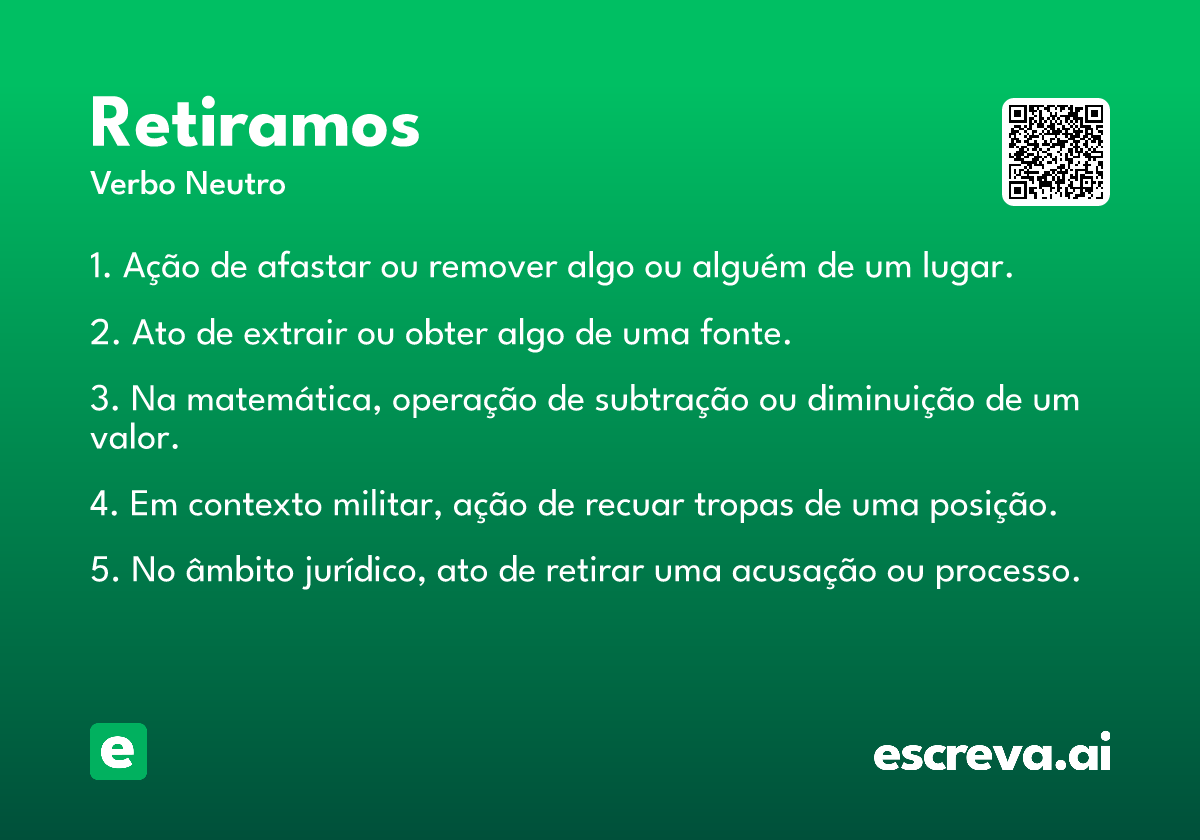 retiramos