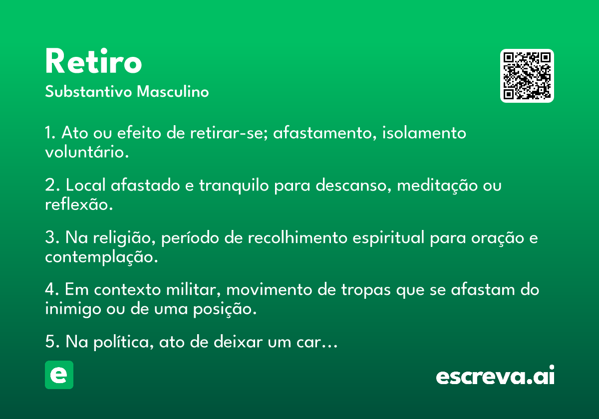 retiro