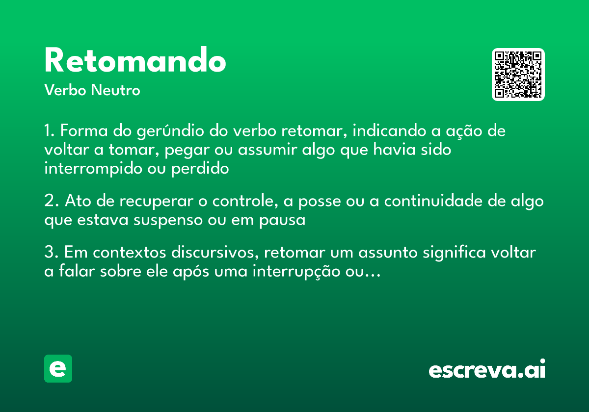 retomando