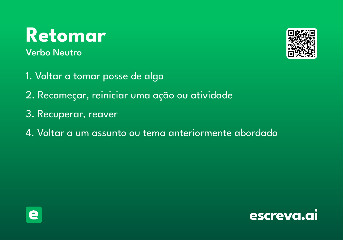 retomar