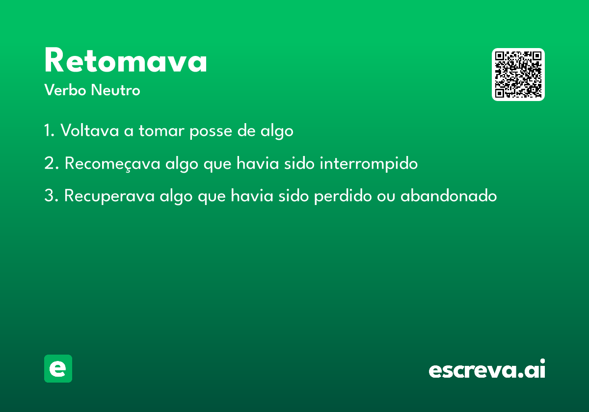 retomava