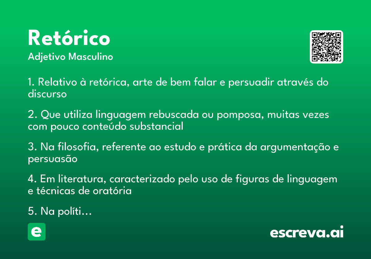 retórico