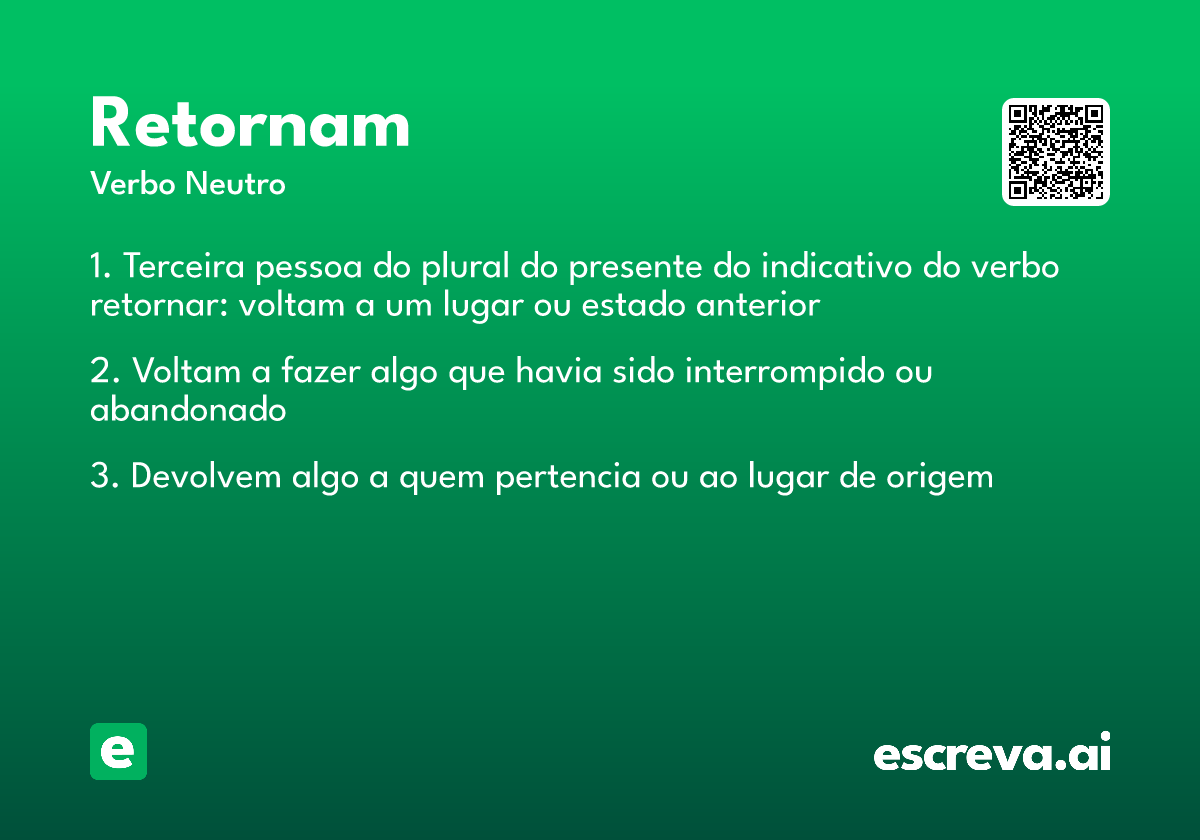 retornam