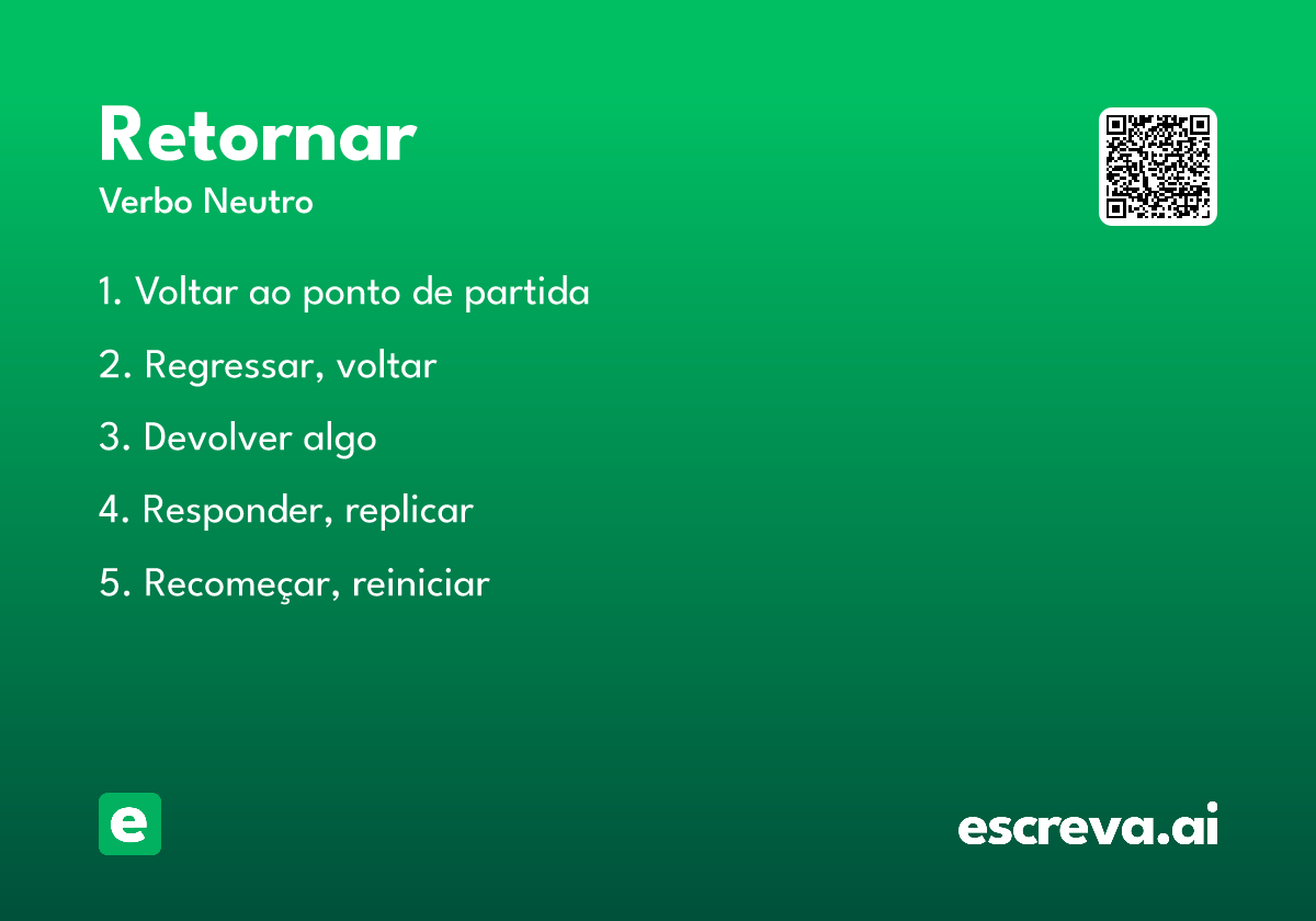 retornar