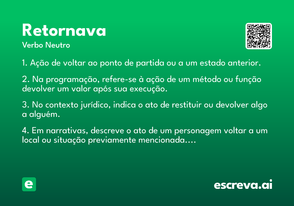 retornava