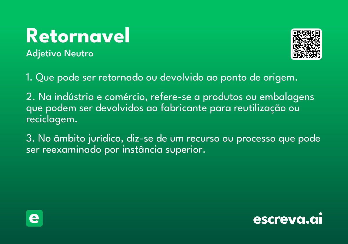 retornavel